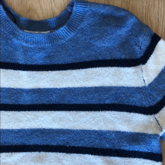 H&M Blue and White Striped Sweater - Picture 3 of 5